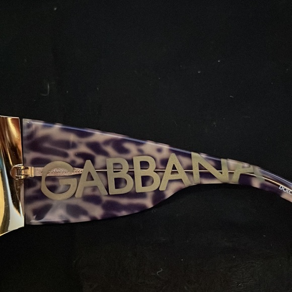 Dolce & Gabbana DG 2019 185/73 120 Sunglasses (Gold Brown Animal Print) - Picture 5 of 10